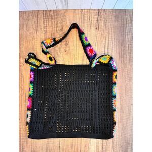 Boho Purse Crochet Multicolor Purse Crossbody Bag NEW FAST SHIP Travel Bag